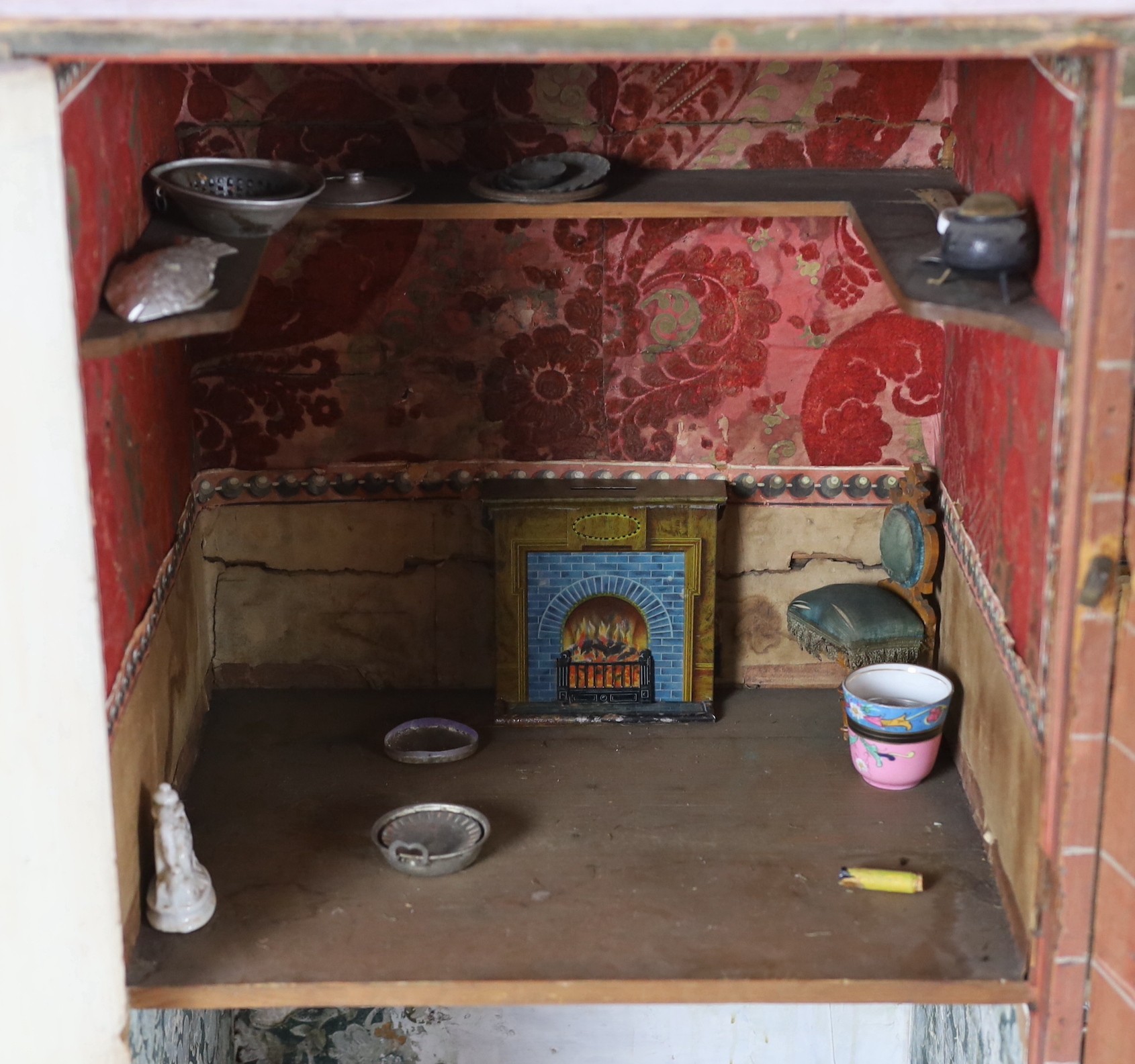 'Wingate House': An English cupboard house, early 19th century